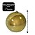 Bola de Natal Gigante Dourada 20cm Tradicional Brilho Espelhado com Cordão para Pendurar - Imagem 6