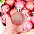 Kit 30 Bolas de Natal Rosê 3cm Texturas Mistas Fosca, Glitter e Brilho Espelhado Premium - Imagem 3