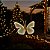 Borboleta Iluminada LED com Movimento 40x30cm para Jardim e Decoração Natalina Bivolt com Haste 65cm - Imagem 2