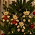 Conjunto 4 Ursinhos de Natal Pelúcia Sentados Xadrez Verde e Vermelho Pendente 10cm Premium - Imagem 2