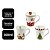 Jogo 3 Canecas Porcelana Natalina Premium 300ml Papai Noel, Árvore e Presentes - Imagem 4