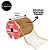 Jogo 2 Fitas Aramada Decorativa Natal Dourada Glitter Luxo Telada 10cm x 9m Ideal para Laços, Árvores e Guirlandas - Imagem 3