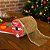 Fita Aramada Decorativa Natal Dourada Glitter Luxo Telada 10cm x 9m Ideal para Laços, Árvores e Guirlandas - Imagem 2