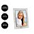 Porta Retrato Vidro Prime Borda Prata Para Fotos 10x15 Vertical – Tuut - Imagem 3