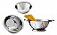 Conjunto Aço Inox 3 Peças Escorredor Arroz, Macarrão E Bowl - Imagem 6