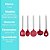 Jogo de Utensílios de Cozinha Silicone Premium Bordô Cabo Inox Elite 5 Peças - Imagem 9