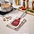 Conjunto 4 Utensílios de Cozinha Silicone Premium Bordô Cabo Inox Elite - Tuut - Imagem 3
