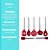 Conjunto 7 Utensílios de Cozinha Silicone Premium Bordô Cabo Inox Elite - Tuut Prime - Imagem 9