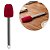 Espátula Culinária Silicone Premium Bordô Cabo Inox Elite 26cm - Imagem 1