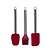 Kit Espátulas e Pincel Silicone Premium Bordô Cabo Inox Elite 3 Peças - Tuut - Imagem 4