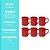 Jogo de Xícaras para Café em Cerâmica Indian Vermelho 90ml 6 Peças - Imagem 8