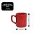 Jogo de Xícaras para Café em Cerâmica Indian Vermelho 90ml 6 Peças - Imagem 3