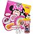Kit Refeição Infantil Minnie 8 Peças Pratos, Tigela, Copo 3D, Lugar Americano e Talheres - Imagem 1
