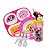 Kit Refeição Infantil Minnie 7 Peças Melamina, Copo 3D e Talheres Inox - Imagem 1