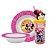Kit Refeição Infantil Minnie Disney 3 Peças Prato, Tigela e Copo 3D 360ml - Imagem 1