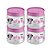 Kit 4 Mini Pote Multiuso Minnie Mouse 160ml Rosa BPA Free Licenciado Disney - Imagem 1
