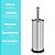 Escova Sanitária Aço Inox Premium com Base Suporte - Wellmix - Imagem 7