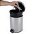 Lixeira Aço Inox Prime Com Pedal e Cesto Interno 5 Litros - Wellmix - Imagem 3