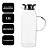 Jarra Vidro Borossilicato 1,5L Slim Long Tampa Inox Vedação Silicone 2 Saídas Resistente Quente e Frio - Imagem 6