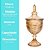 Potiche Vidro Âmbar com Tampa 470ml Bomboniere Decorativa Small Piece 24cm Elegante - Imagem 6