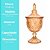 Potiche Vidro Âmbar com Tampa 470ml Bomboniere Decorativa Ottawa 24cm Elegante - Imagem 8