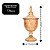 Potiche Vidro Âmbar com Tampa 470ml Bomboniere Decorativa Ottawa 24cm Elegante - Imagem 4