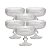Jogo 6 Taças Sobremesa Vidro 320ml Blis Collection Frisado Moderno Elegante - Wellmix - Imagem 7
