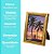 Porta Retrato 15x21 Madeira Dourado Premium Decorativo Com Vidro Vertical Horizontal - Imagem 6