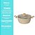Panela Caçarola Alumínio Cerâmica Bege Marmorizada 24cm 5L Indução Premium - Fratelli - Imagem 10