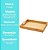 Bandeja Retangular Bambu Palha Trançada Premium 33x22cm Multiuso - Fratelli - Imagem 6