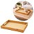 Bandeja Retangular Bambu Palha Trançada Premium 33x22cm Multiuso - Fratelli - Imagem 1