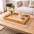 Bandeja Retangular Bambu Palha Trançada Premium 33x22cm Multiuso - Fratelli - Imagem 2