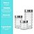Conjunto 3 Potes em Vidro com Tampa Rosca Aço Inox Porta Mantimentos Design Decor - Imagem 10