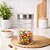 Conjunto 3 Potes em Vidro com Tampa Rosca Aço Inox Porta Mantimentos Design Decor - Imagem 3