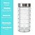 Pote de Vidro 2,1 Litros Tampa Rosca em Aço Inox Porta Mantimento Design Decor Point - Imagem 8
