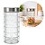 Pote de Vidro 1600ml com Tampa Rosca em Aço Inox Porta Mantimento Design Decor Point - Imagem 1