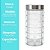 Pote de Vidro 1600ml com Tampa Rosca em Aço Inox Porta Mantimento Design Decor Point - Imagem 8