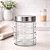 Pote de Vidro 1200ml com Tampa Rosca em Aço Inox Porta Mantimento Design Decor Point - Imagem 2