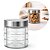 Pote de Vidro 800ml com Tampa Rosca em Aço Inox Porta Mantimento Design Decor - Imagem 1