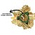 Kit 4 Porta Velas Castiçal Natalino Bico de Papagaio Dourado Decorado 10cm - Magizi - Imagem 8