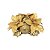 Kit 4 Porta Velas Castiçal Natalino Bico de Papagaio Dourado Decorado 10cm - Magizi - Imagem 6