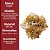 Kit 4 Porta Guardanapo Natalino Bico de Papagaio Decorado Dourado Luxo 10cm - Magizi - Imagem 9