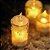 Porta Velas Castiçal Natalino Bico de Papagaio Dourado Decorado 10cm com Vela LED - Magizi - Imagem 7
