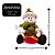 Jogo Papai Noel e Boneco de Neve Sentado Scoth Saco de Presentes Decorado 20cm - Magizi - Imagem 3