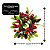 Porta Guardanapo Decorado Natalino Argola com Folhagens Pinhas e Berries Mesa Posta Natal 10cm Decorativo - Imagem 3