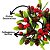 Porta Velas Decorado Castiçal Natalino com Folhagens Pinhas Berries e Vela LED Branco Quente Mesa Posta Natal 10cm - Imagem 4