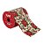 Kit 2 Fitas Aramadas Decorativa Natal Bico de Papagaio Premium 10cm x 9,14m para Laços Árvores e Guirlandas - Imagem 8
