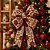 Kit 2 Fitas Aramadas Decorativa Natal Bico de Papagaio Premium 10cm x 9,14m para Laços Árvores e Guirlandas - Imagem 2