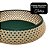 Vaso Baixo Cachepot Redondo Rústico Design Palhinha Treliça Rattan Sintético Prime 23cm - Mundial Casa - Imagem 8