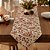 Caminho de Mesa Natalino Tecido Gobelin Luxo Estampa Pinheiro Color 180x33cm - Magizi - Imagem 2